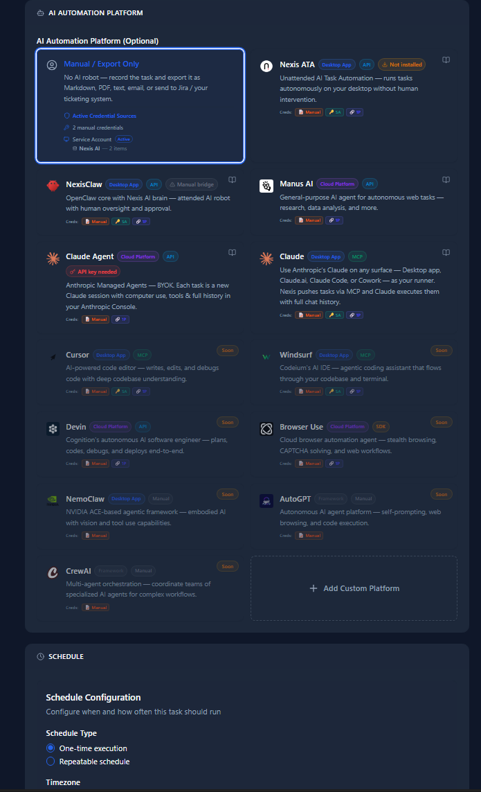 Task Picker Nexis AI – The AI Workforce Platform for Modern Teams